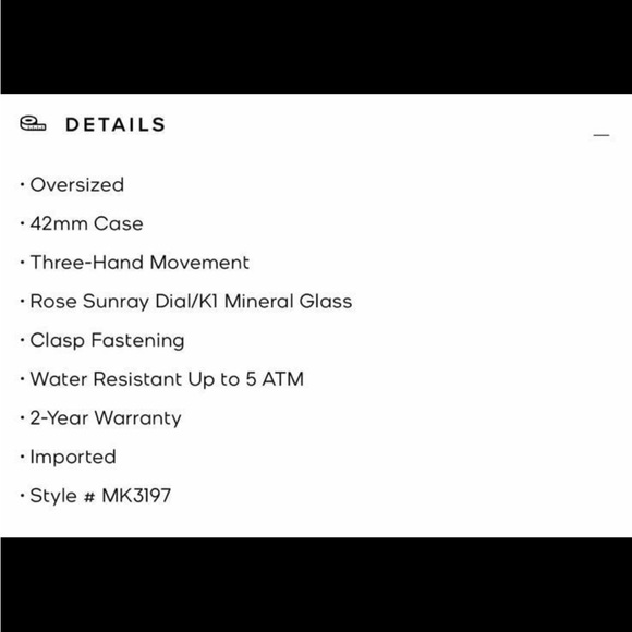 Authentic Michael Kors Slim Runway Rose Watch - Picture 2 of 6